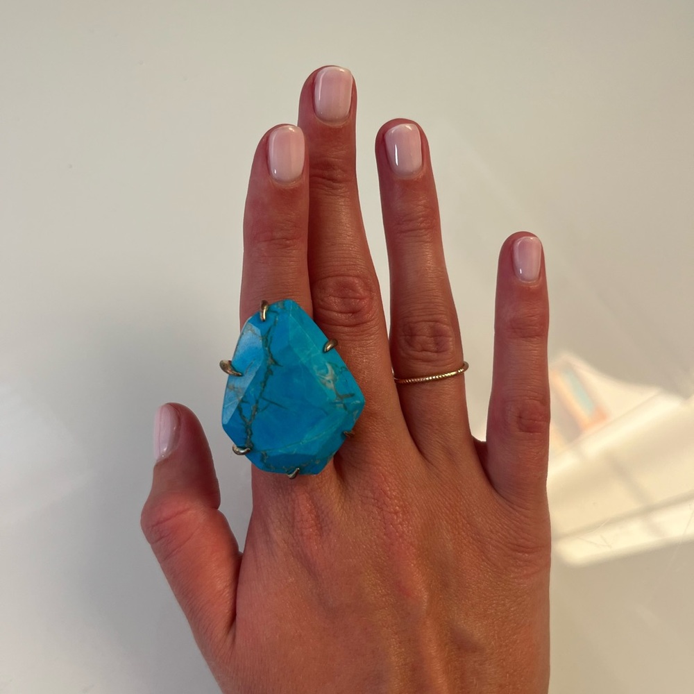 Kendra Scott Turquoise Statement Ring